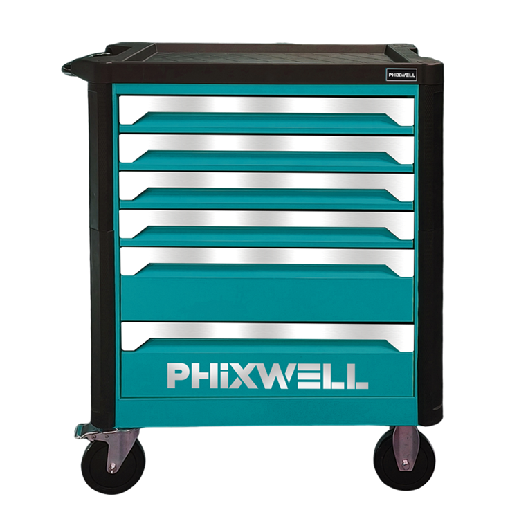 719502 PHIXWELL 7-laatikkoinen työkalukaappi