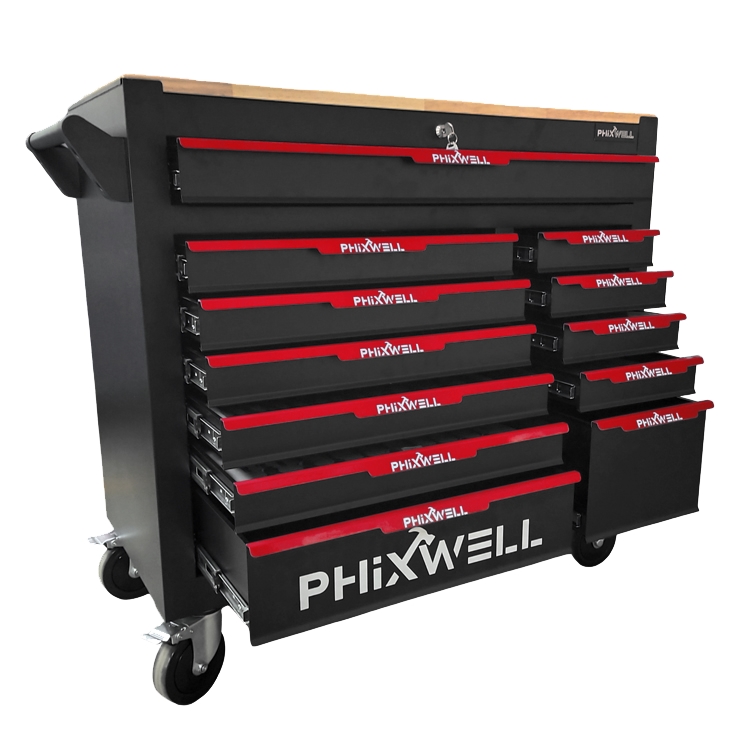 719515 PHIXWELL 12-laatikkoinen työkalukaappi